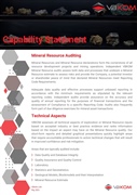 Mineral Resource Auditing
